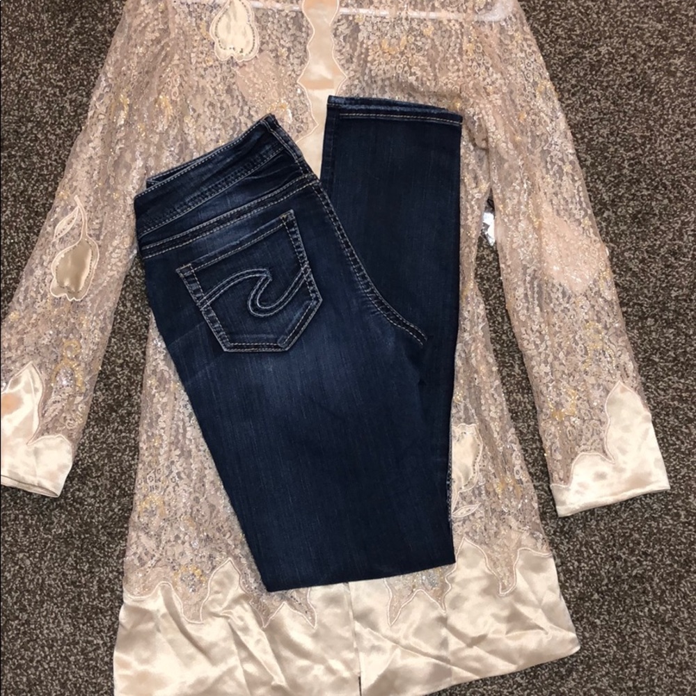 Suki super skinny mid rise Silver Jeans